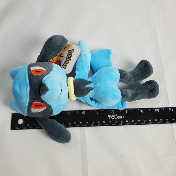Pokémon Riolu Plush Blue 10" Stuffed Animal Collectable - Picture 8 of 8